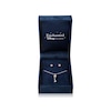 Thumbnail Image 1 of Enchanted Disney Belle Diamond Accent Rose Key Pendant and Stud Earrings Set in Sterling Silver and 10K Rose Gold – 19"