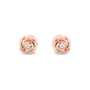 Thumbnail Image 3 of Enchanted Disney Belle Diamond Accent Rose Key Pendant and Stud Earrings Set in Sterling Silver and 10K Rose Gold – 19"