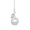 Thumbnail Image 4 of Enchanted Disney Belle Diamond Accent Rose Key Pendant and Stud Earrings Set in Sterling Silver and 10K Rose Gold – 19"