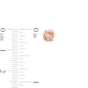Thumbnail Image 7 of Enchanted Disney Belle Diamond Accent Rose Key Pendant and Stud Earrings Set in Sterling Silver and 10K Rose Gold – 19"