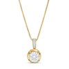 Thumbnail Image 1 of 1/4 CT. T.W. Multi-Diamond Pendant in 10K Gold