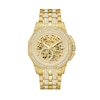 Thumbnail Image 1 of Men's Bulova Octava Crystal Accent Gold-Tone Automatic Watch with Gold-Tone Skeleton Dial (Model: 98A292)