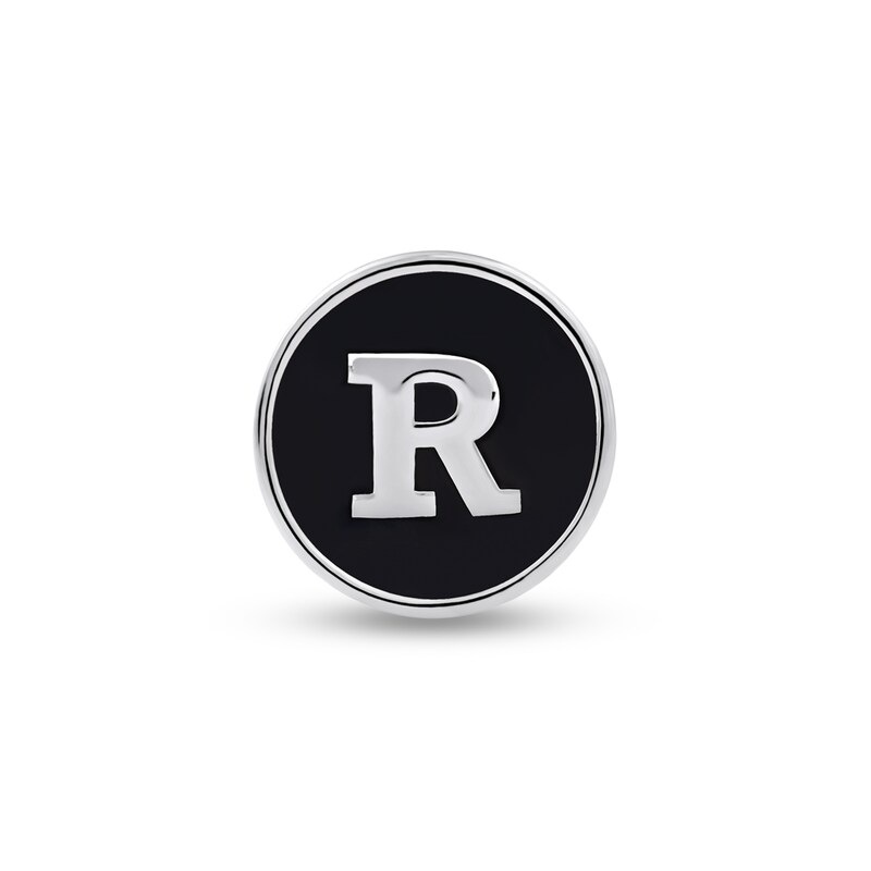 Smart Watch Charms by Zales Typewriter Letter R in Sterling Silver