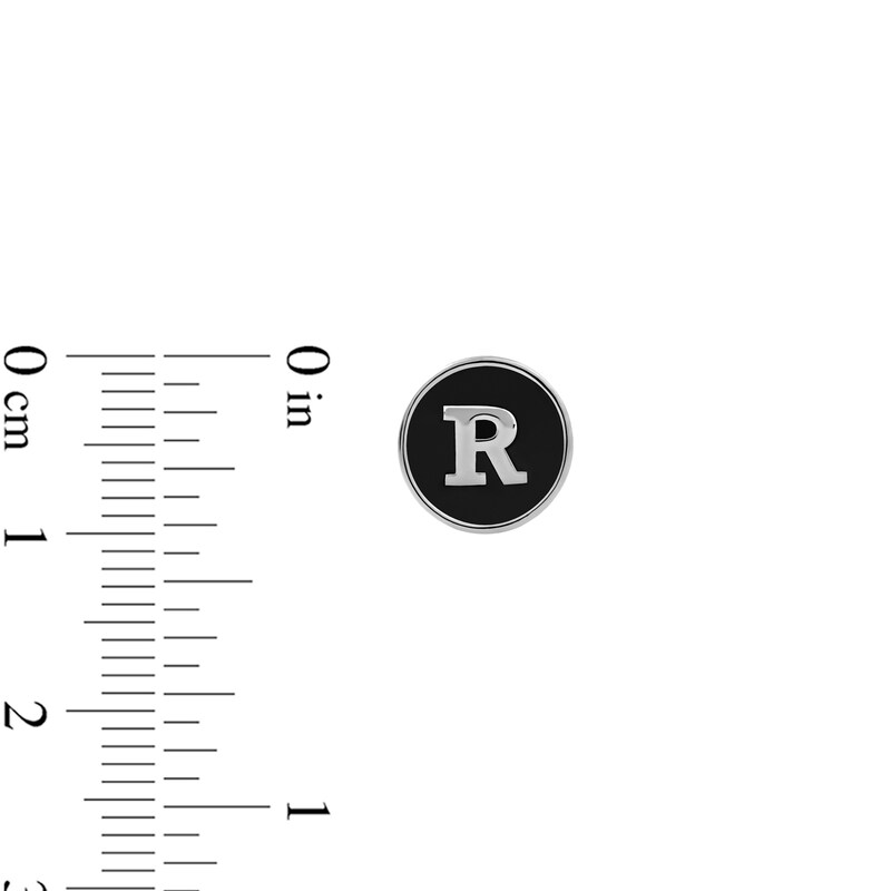 Smart Watch Charms by Zales Typewriter Letter R in Sterling Silver