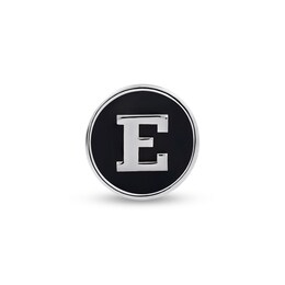 Smart Watch Charms by Zales Typewriter Letter E in Sterling Silver