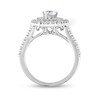 Thumbnail Image 3 of 7/8 CT. T.W. Diamond Double Hexagon Frame Engagement Ring in 14K White Gold