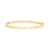 Thumbnail Image 1 of 1/3 CT. T.W. Marquise and Round Diamond Alternating Bangle in 10K Gold – 7.5"