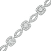Thumbnail Image 1 of 5 CT. T.W. Certified Lab-Grown Diamond Art Deco Bracelet in 14K White Gold (F/SI2) – 7.25"