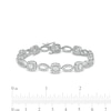 Thumbnail Image 4 of 5 CT. T.W. Certified Lab-Grown Diamond Art Deco Bracelet in 14K White Gold (F/SI2) – 7.25"