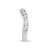Thumbnail Image 2 of 1/3 CT. T.W. Diamond Wave Anniversary Band in 10K White Gold