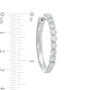 Thumbnail Image 3 of 2 CT. T.W. Lab-Grown Diamond Hoop Earrings in 14K White Gold (F/SI2)