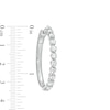 Thumbnail Image 3 of 3 CT. T.W. Certified Lab-Grown Diamond Hoop Earrings in 14K White Gold (F/SI2)