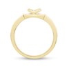 Thumbnail Image 2 of 1/5 CT. T.W. Heart-Shaped Multi-Diamond Disc Ring in 10K Gold