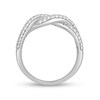 Thumbnail Image 2 of 3/4 CT. T.W. Diamond Braid Ring in 10K White Gold