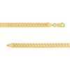 Thumbnail Image 3 of 4.5mm Cuban Curb Chain Necklace in Hollow 10K Gold - 18"