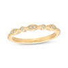 Thumbnail Image 1 of 1/20 CT. T.W. Diamond Alternating Marquise-Shaped Anniversary Band in 10K Gold