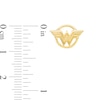 Thumbnail Image 2 of Wonder Woman™ Collection Logo Stud Earrings in 10K Gold
