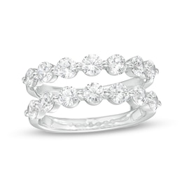 2 CT. T.W. Certified Lab-Grown Diamond Solitaire Enhancer in 14K White Gold (F/VS2)