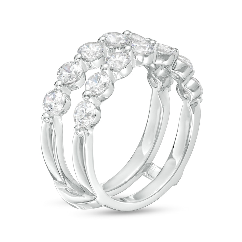 2 CT. T.W. Certified Lab-Created Diamond Solitaire Enhancer in 14K White Gold (F/VS2)