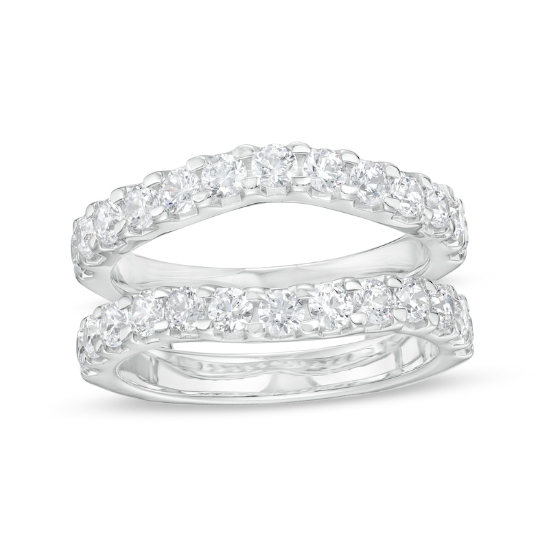 Main Image 1 of 1-1/2 CT. T.W. Certified Lab-Grown Diamond Solitaire Enhancer in 14K White Gold (F/VS2)