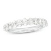 1-1/4 CT. T.W. Certified Oval Diamond Band In 14K White Gold (I/SI2)