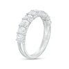 Thumbnail Image 3 of 1-3/4 CT. T.W. Certified Emerald-Cut Diamond Anniversary Band in 14K White Gold (I/SI2)