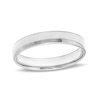Thumbnail Image 0 of 4.0mm Low Dome Comfort-Fit Wedding Band in 10K White Gold