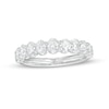 Thumbnail Image 1 of 1-3/4 CT. T.W. Certified Oval Diamond Anniversary Band in 14K White Gold (I/SI2)
