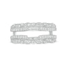 Thumbnail Image 3 of 1/2 CT. T.W. Diamond Double Row Solitaire Enhancer in 14K White Gold