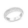 1 CT. T.W. Certified Diamond Triple Row Band In 14K White Gold (I/SI2)