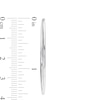 Thumbnail Image 2 of 40.0mm Endless Hoop Earrings in 14K White Gold