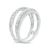 Thumbnail Image 2 of 1 CT. T.W. Diamond Double Row Solitaire Enhancer in 14K White Gold