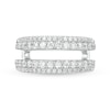 Thumbnail Image 3 of 1 CT. T.W. Diamond Double Row Solitaire Enhancer in 14K White Gold
