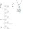 Thumbnail Image 2 of 1/5 CT. Diamond Solitaire Pendant in 10K White Gold