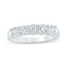 Thumbnail Image 0 of 1/2 CT. T.W. Diamond Five Stone Anniversary Band in 10K White Gold