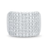 Thumbnail Image 2 of 1-1/2 CT. T.W. Diamond Multi-Row Anniversary Band in 10K White Gold