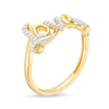 Thumbnail Image 3 of 1/10 CT. T.W. Diamond "Loved" Script Ring in 10K Gold