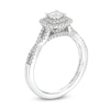 Thumbnail Image 2 of Celebration Infinite™ 3/4 CT. T.W. Certified Diamond Double Frame Engagement Ring in 14K White Gold (I/SI2)
