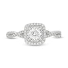 Thumbnail Image 3 of Celebration Infinite™ 3/4 CT. T.W. Certified Diamond Double Frame Engagement Ring in 14K White Gold (I/SI2)