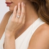 Thumbnail Image 2 of Celebration Infinite™ 1 CT. T.W. Certified Diamond Cushion-Shaped Frame Engagement Ring in 14K White Gold (I/SI2)