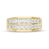 Thumbnail Image 3 of 1-1/2 CT. T.W. Diamond Double Row Wedding Band in 10K Gold