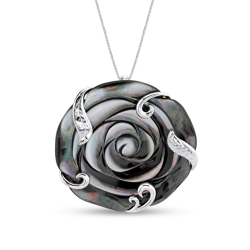 Mother of Pearl Rose Pendant Mother of Pearl Rose Pendant