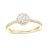 Thumbnail Image 1 of Celebration Infinite™ 1 CT. T.W. Certified Diamond Frame Engagement Ring in 14K Gold (I/SI2)