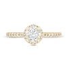 Thumbnail Image 4 of Celebration Infinite™ 1 CT. T.W. Certified Diamond Frame Engagement Ring in 14K Gold (I/SI2)