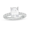 Thumbnail Image 1 of 2-1/2 CT. T.W. Certified Emerald-Cut Lab-Grown Diamond Engagement Ring in 14K White Gold (F/VS2)