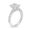 Thumbnail Image 3 of 2-1/2 CT. T.W. Certified Emerald-Cut Lab-Grown Diamond Engagement Ring in 14K White Gold (F/VS2)