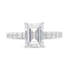 Thumbnail Image 4 of 2-1/2 CT. T.W. Certified Emerald-Cut Lab-Grown Diamond Engagement Ring in 14K White Gold (F/VS2)