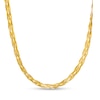 Thumbnail Image 0 of Diamond-Cut Braided Herringbone Necklace in 10K Gold