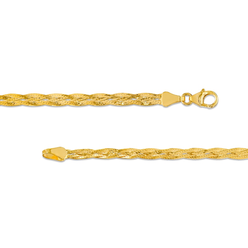 4.0mm Diamond-Cut Rope Chain Necklace in 14K Gold - 22