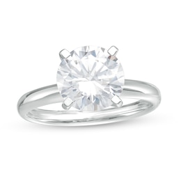 3 CT. Certified Lab-Grown Diamond Solitaire Engagement Ring in 14K White Gold (F/VS2)